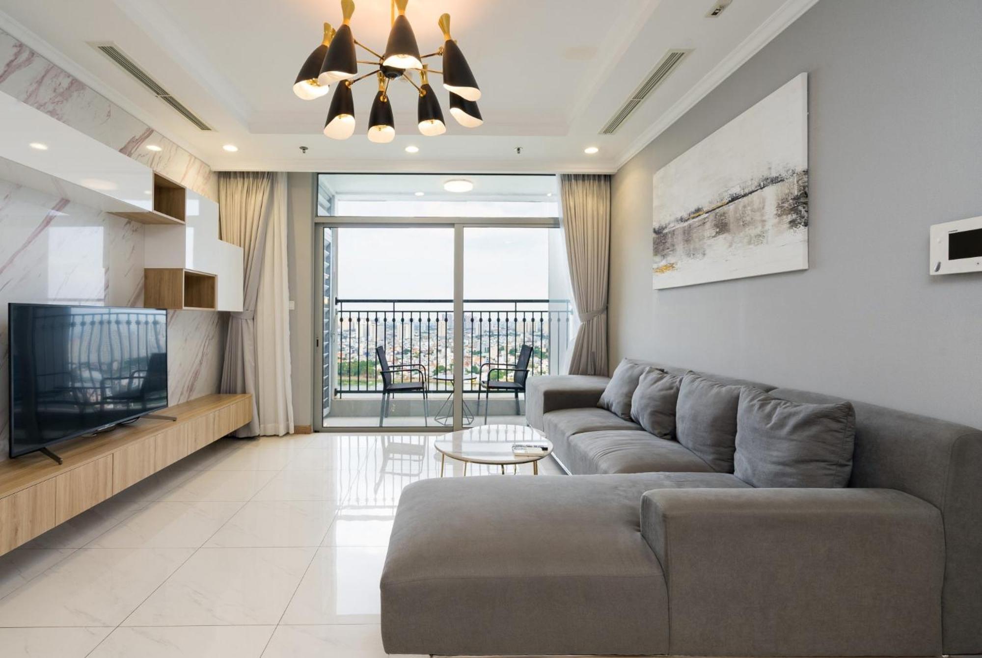 Vinhome Central Park Apartment Ho-Chi-Minh-Stadt Exterior foto