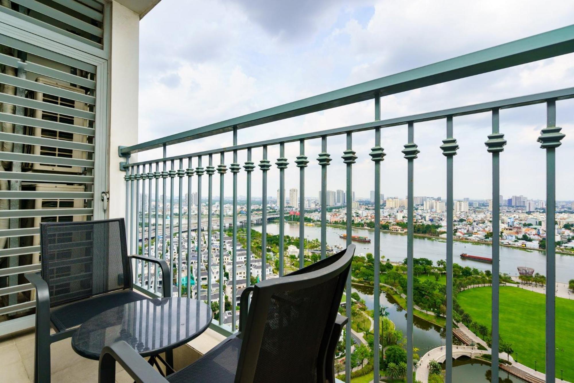 Vinhome Central Park Apartment Ho-Chi-Minh-Stadt Exterior foto